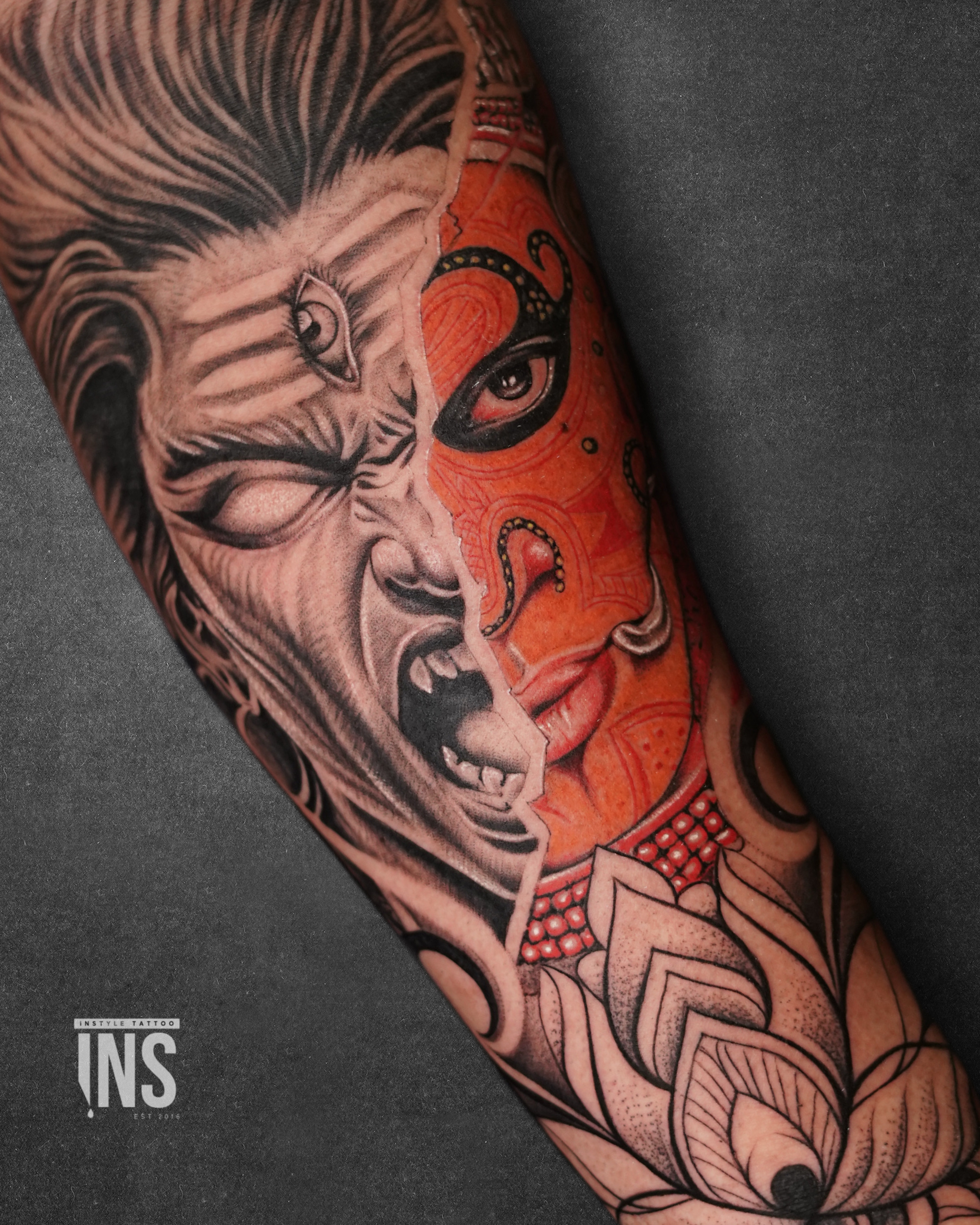 Intricate tattoo design