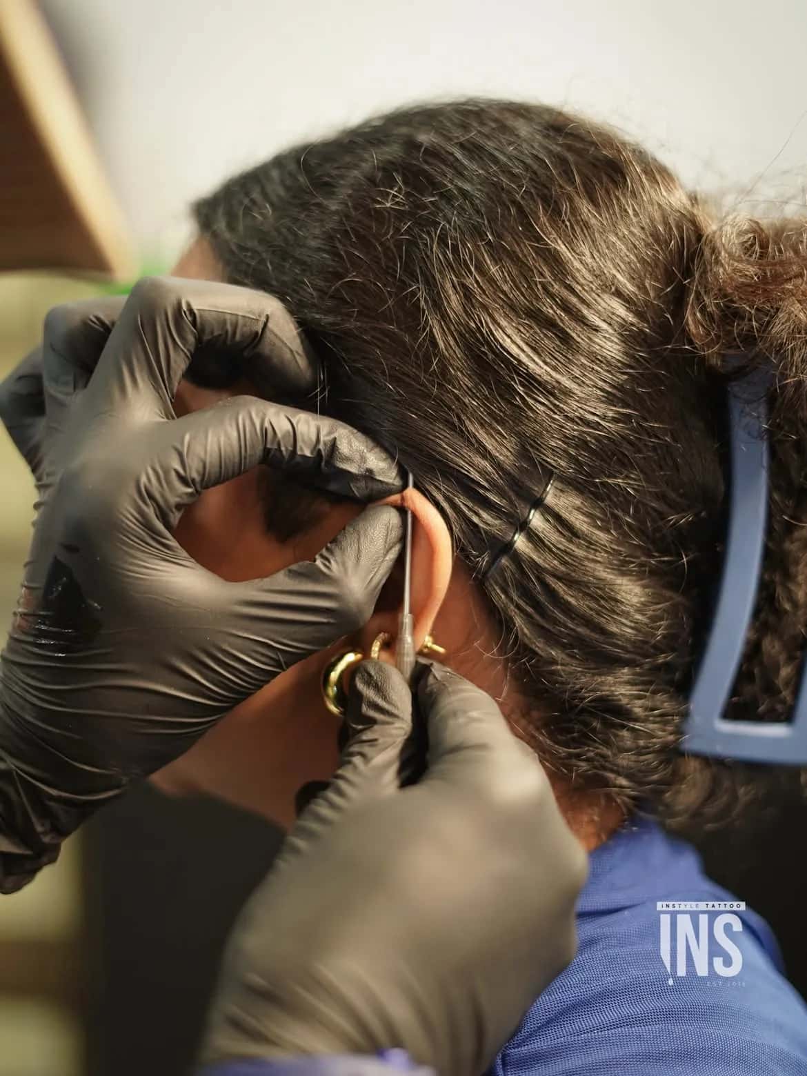 Body piercing by Instyle Tattoo Studio, Kochi