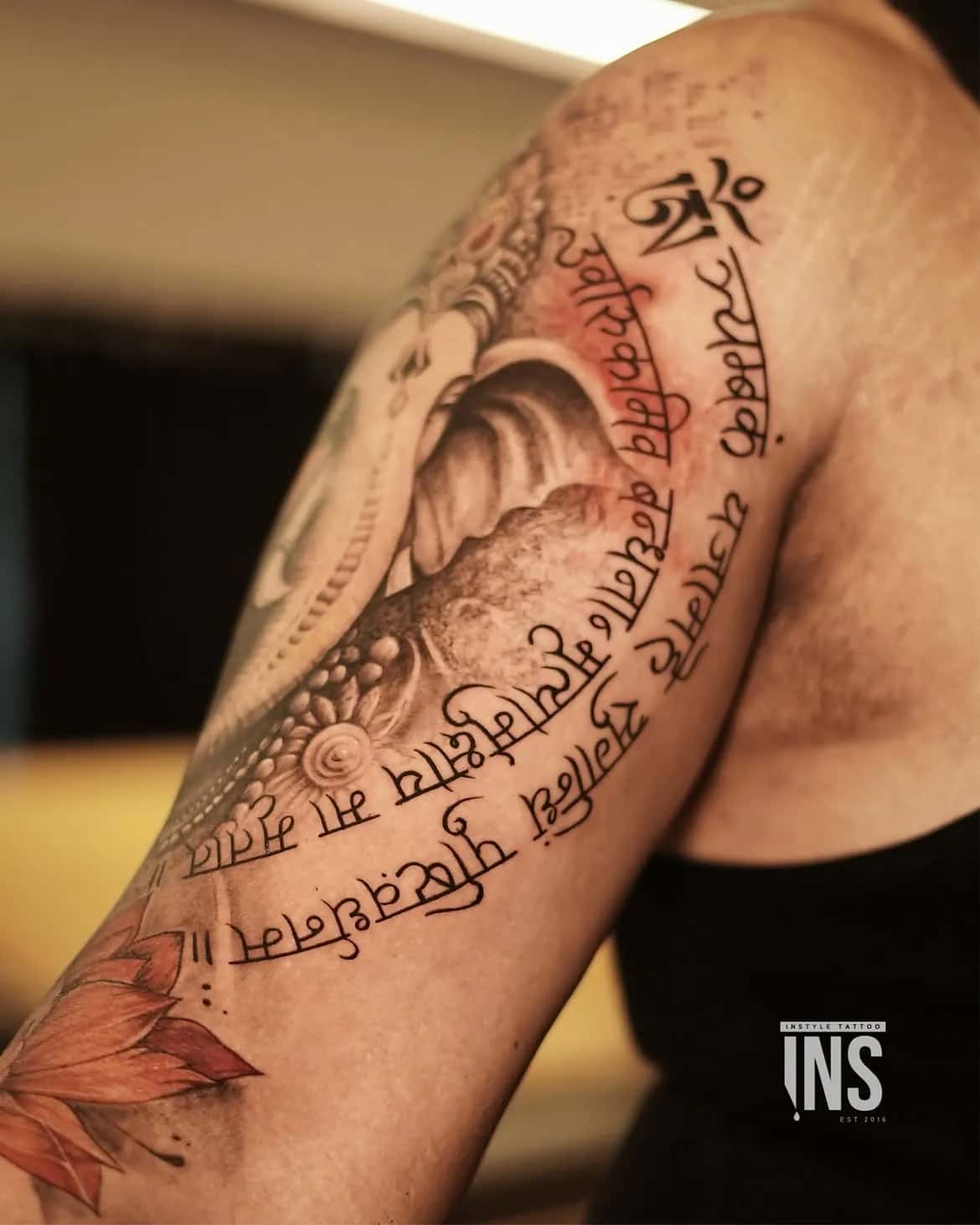 Custom tattoo by Instyle Tattoo Studio, Kochi
