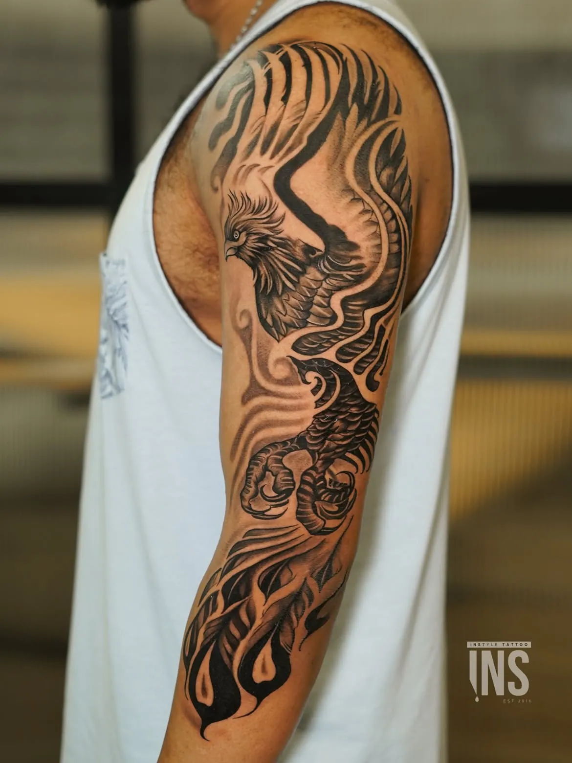 Custom tattoo by Instyle Tattoo Studio, Kochi