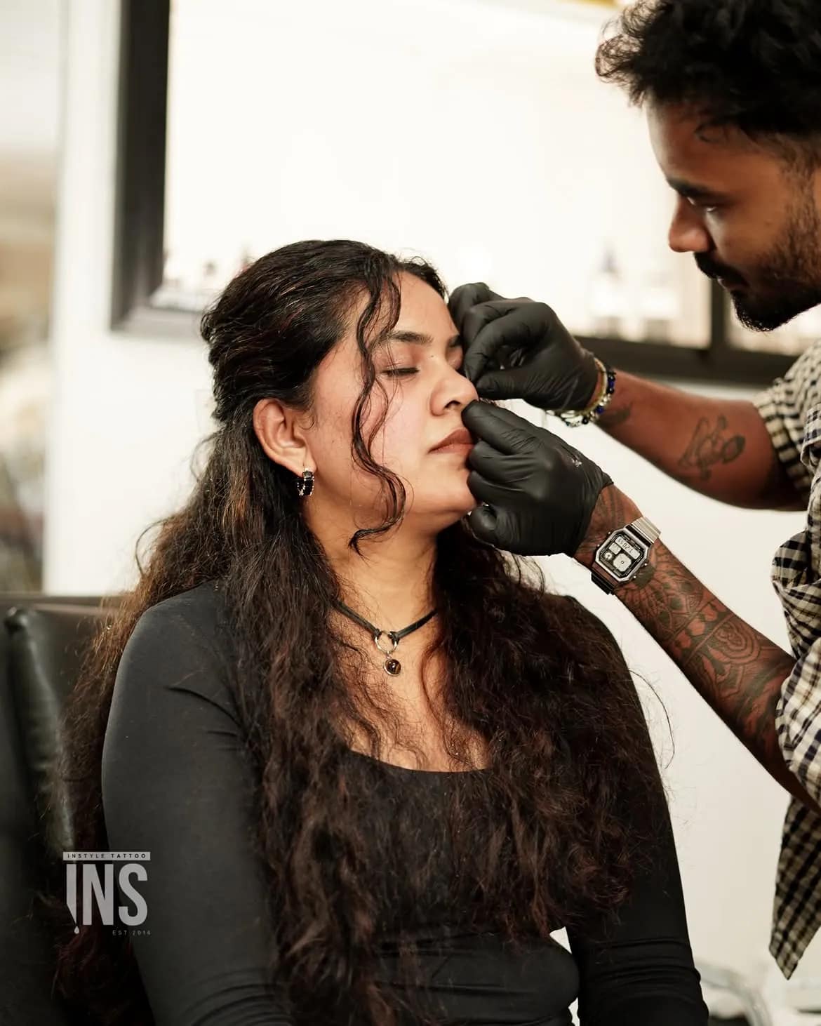 Body piercing by Instyle Tattoo Studio, Kochi