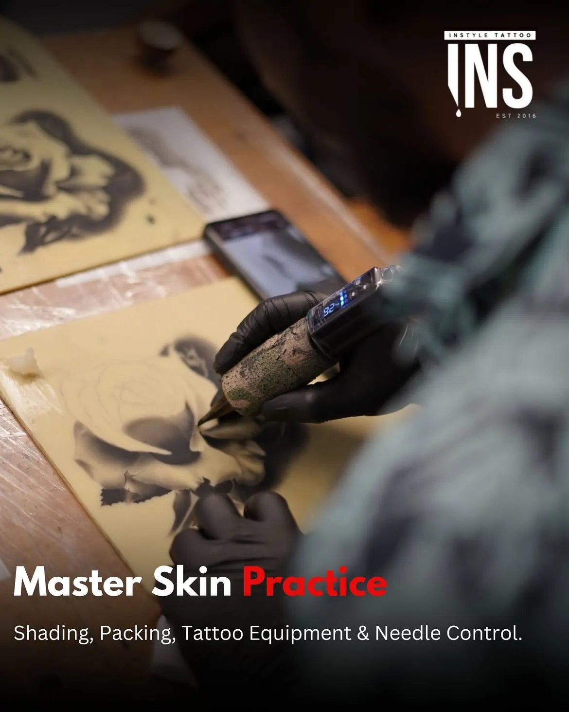 Tattoo training at InStyle Tattoo Academy
