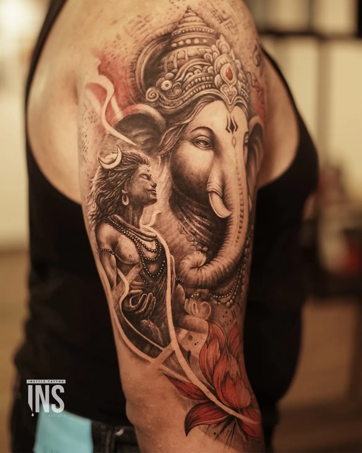 Custom tattoo by Instyle Tattoo Studio, Kochi