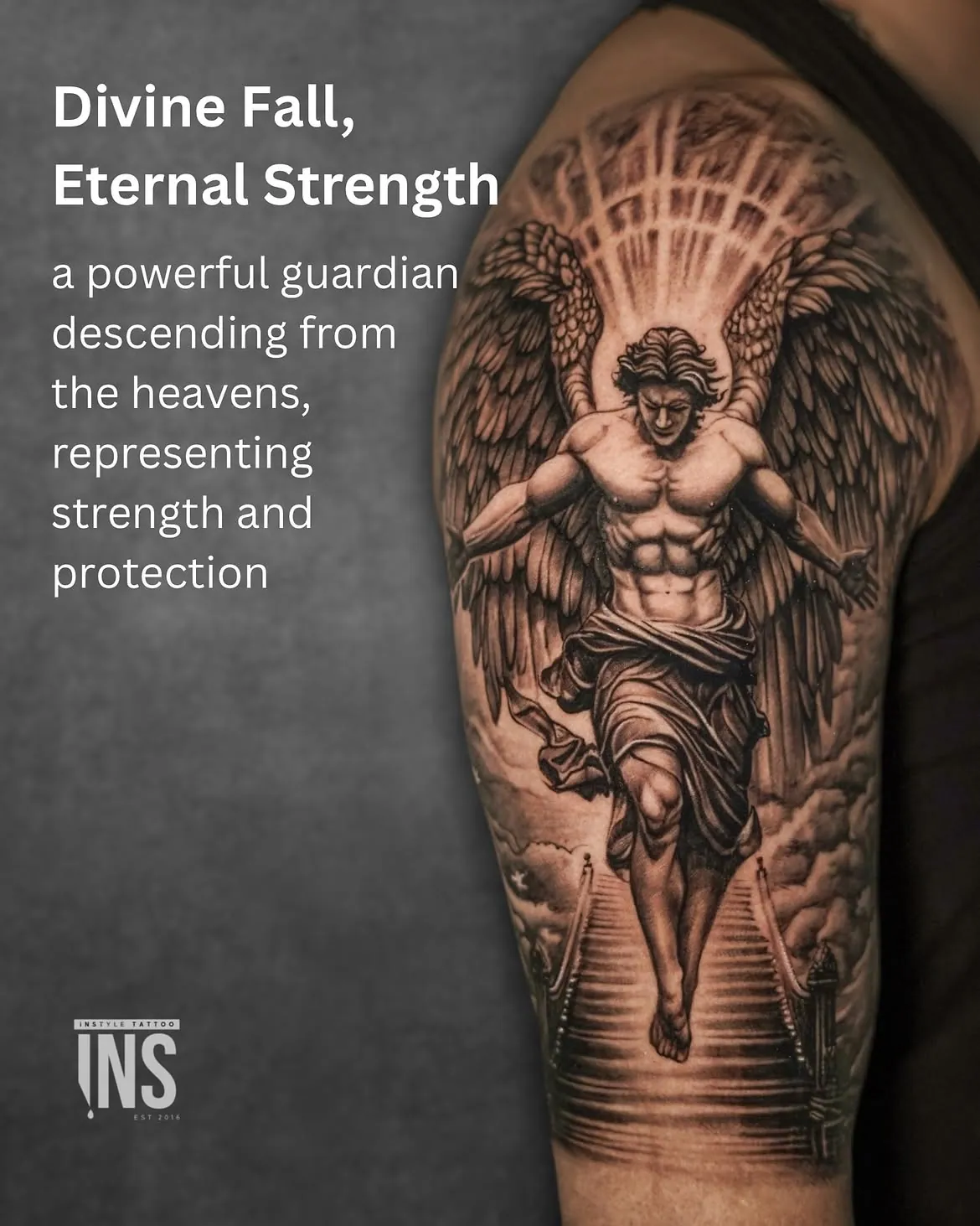 Custom tattoo by Instyle Tattoo Studio, Kochi