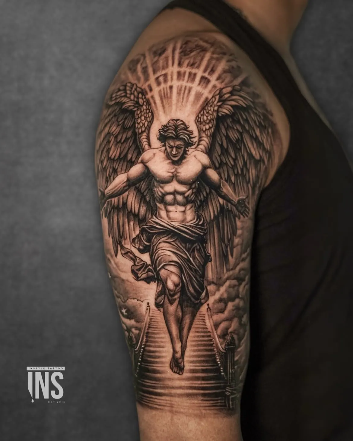 Custom tattoo by Instyle Tattoo Studio, Kochi