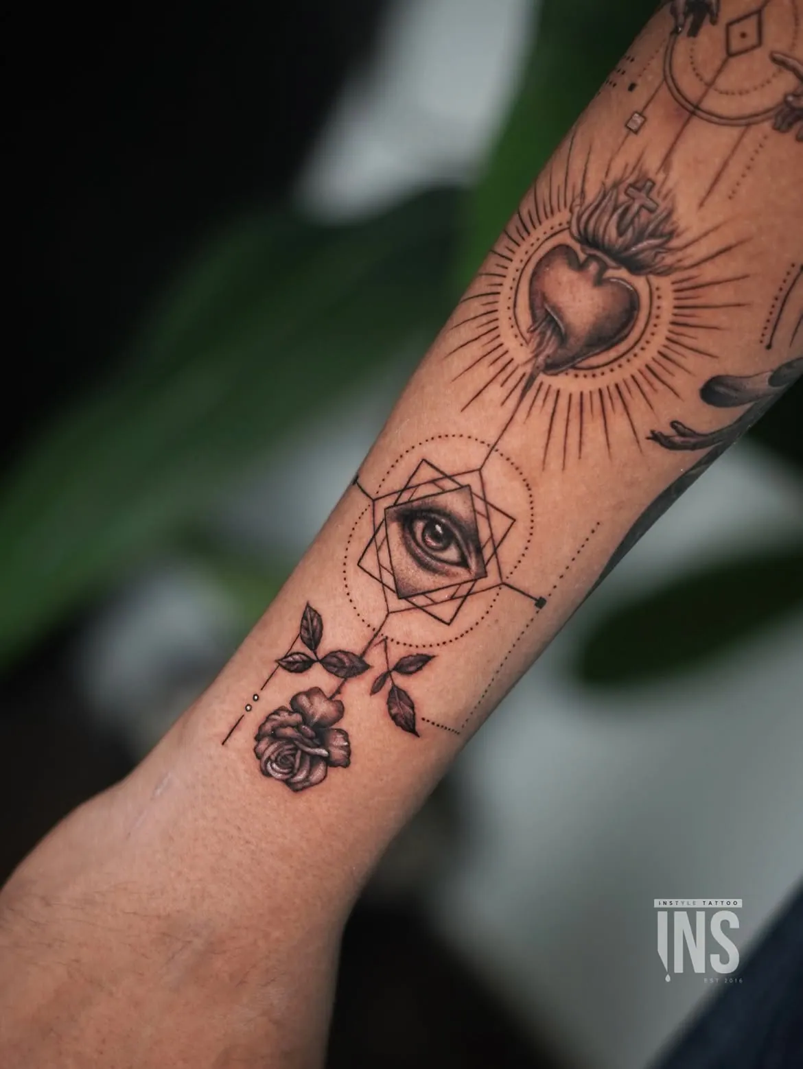 Custom tattoo by Instyle Tattoo Studio, Kochi