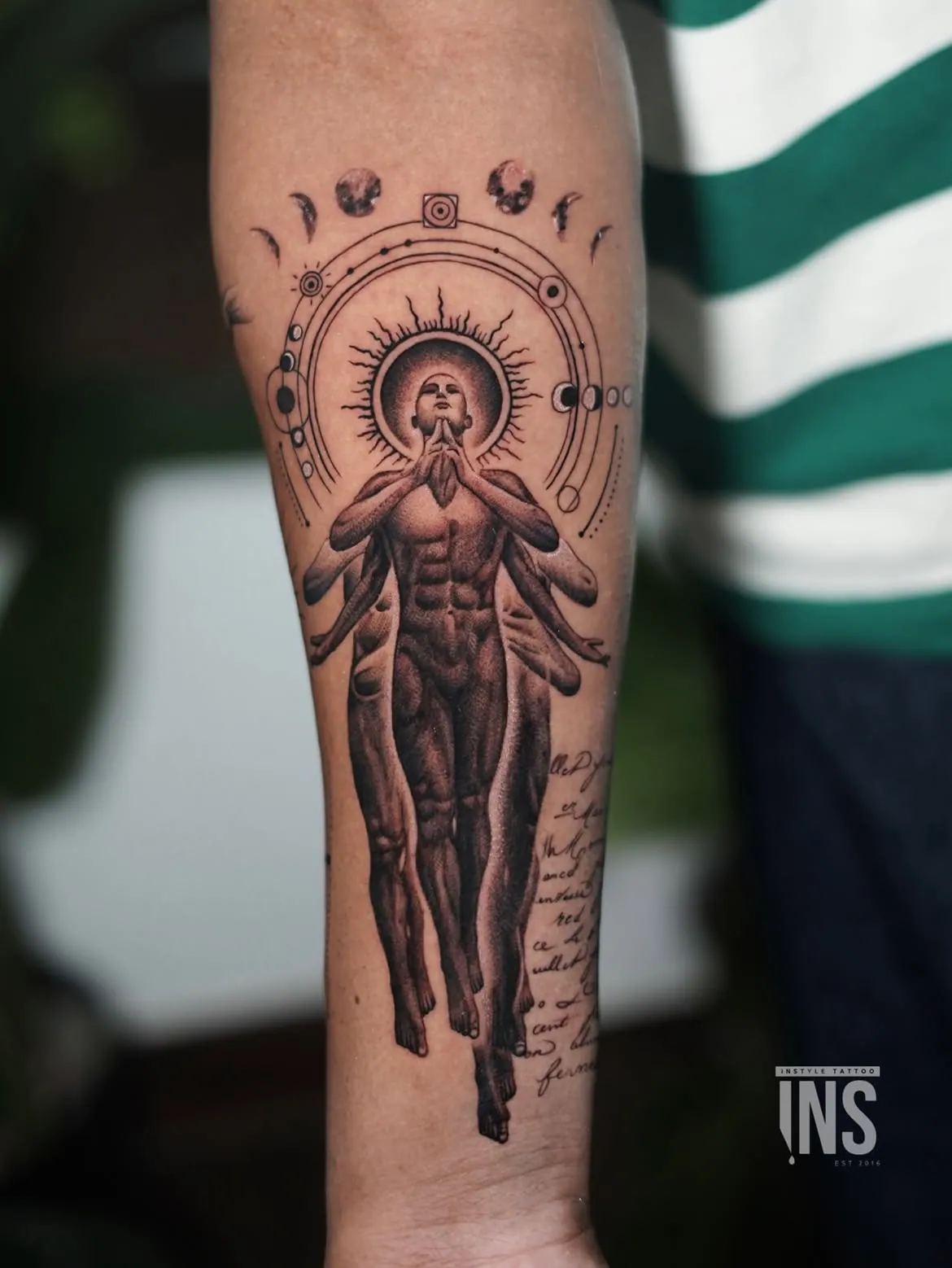 Custom tattoo by Instyle Tattoo Studio, Kochi