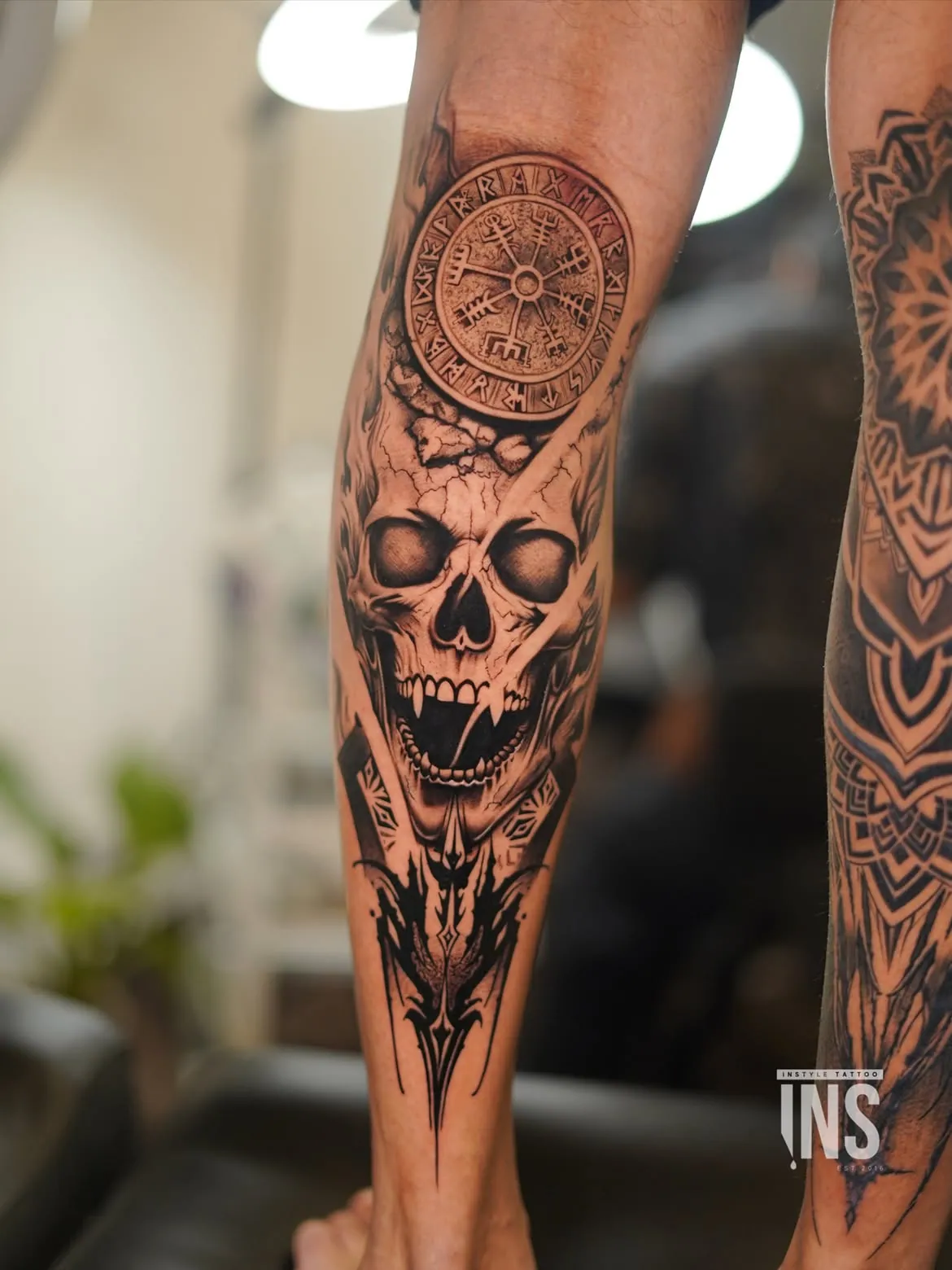 Custom tattoo by Instyle Tattoo Studio, Kochi