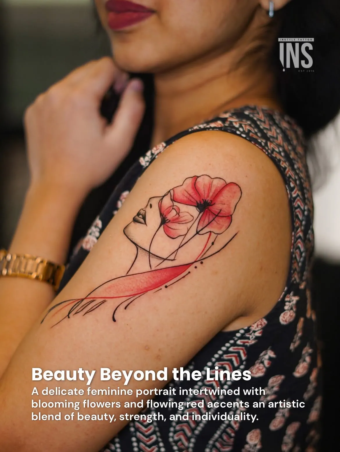 Custom tattoo by Instyle Tattoo Studio, Kochi