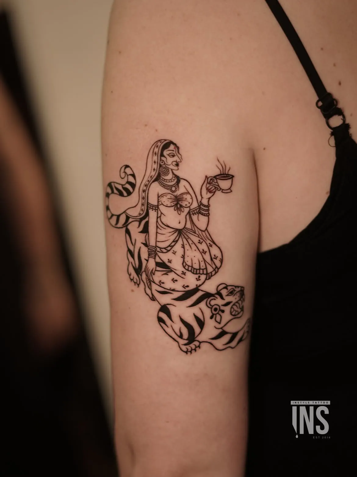 Custom tattoo by Instyle Tattoo Studio, Kochi