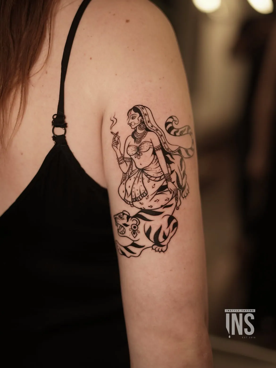 Custom tattoo by Instyle Tattoo Studio, Kochi