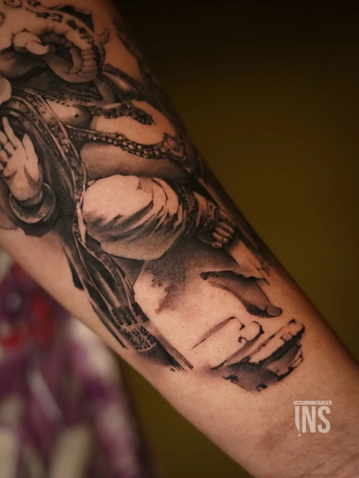 Custom tattoo by Instyle Tattoo Studio, Kochi