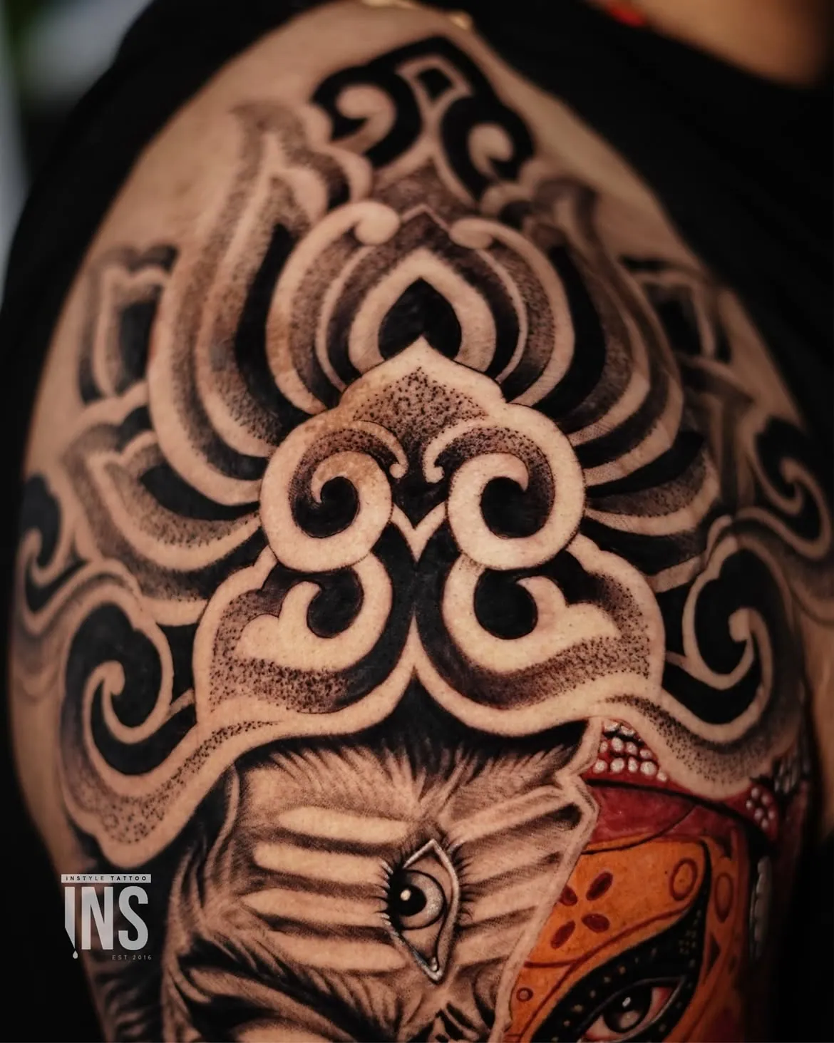 Custom tattoo by Instyle Tattoo Studio, Kochi