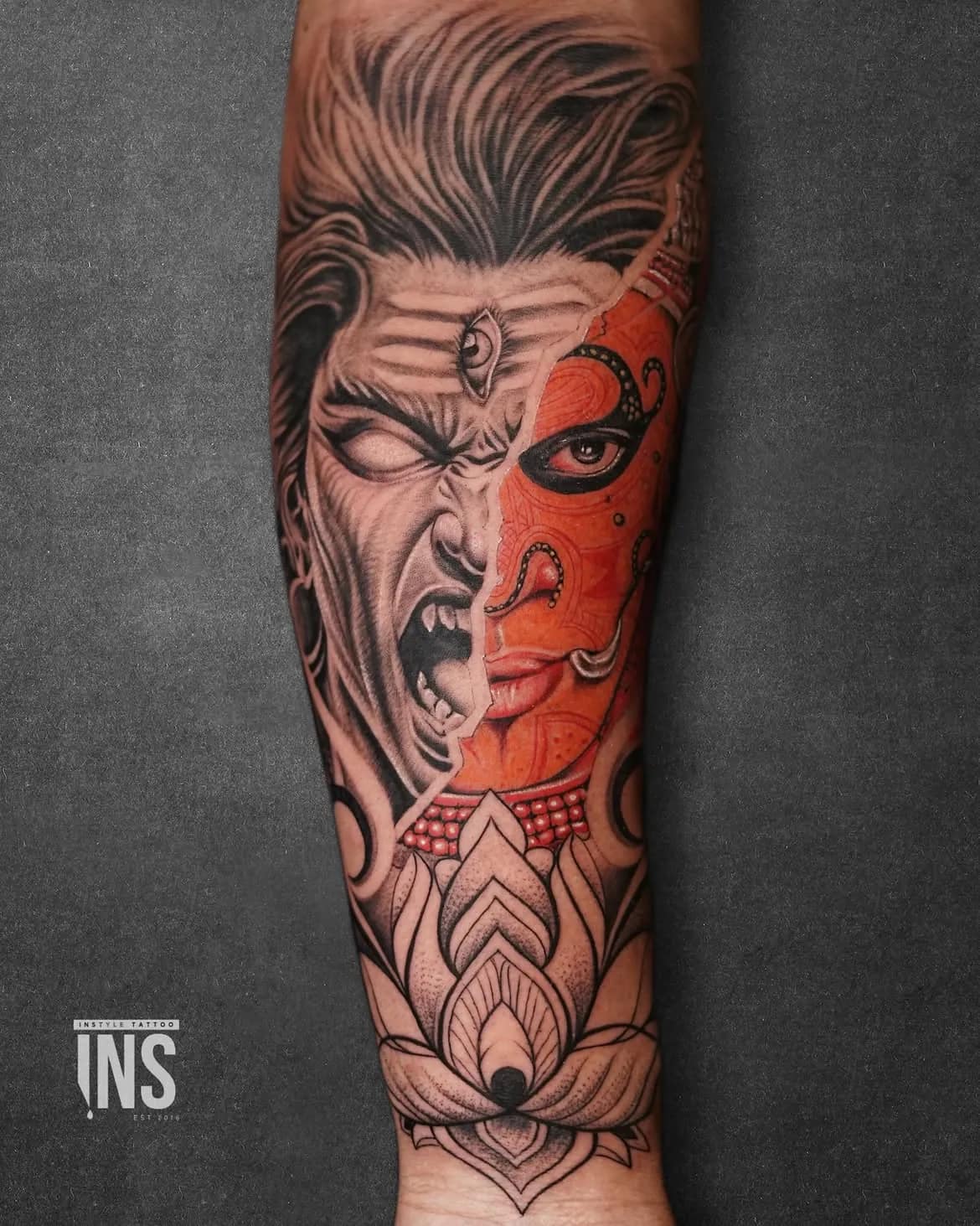 Custom tattoo by Instyle Tattoo Studio, Kochi