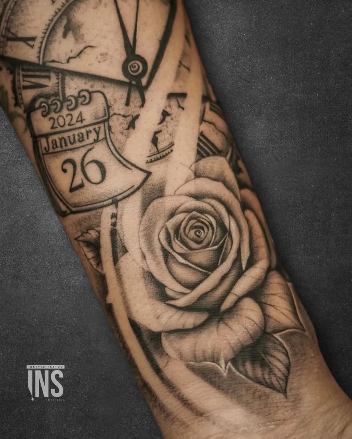 Custom tattoo by Instyle Tattoo Studio, Kochi