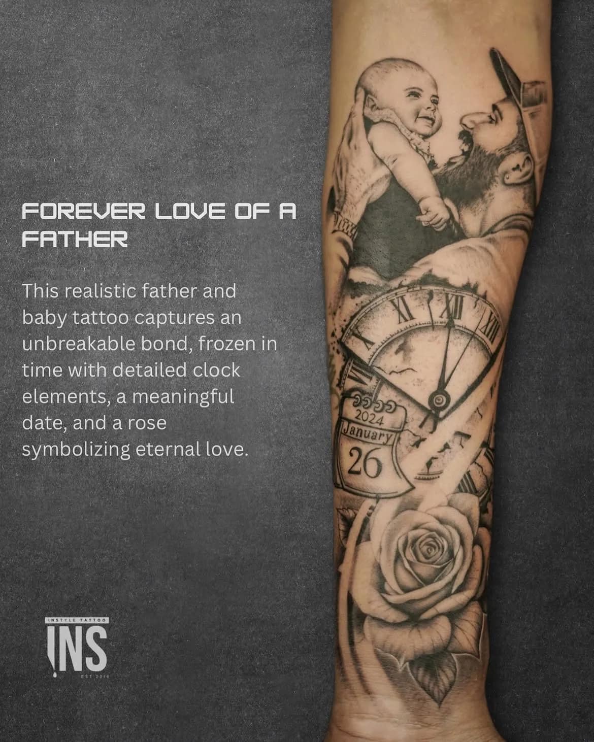 Custom tattoo by Instyle Tattoo Studio, Kochi