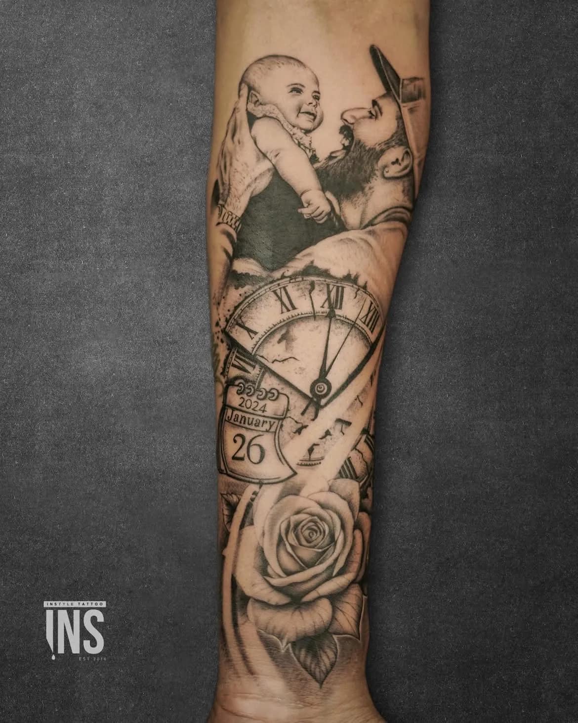 Custom tattoo by Instyle Tattoo Studio, Kochi