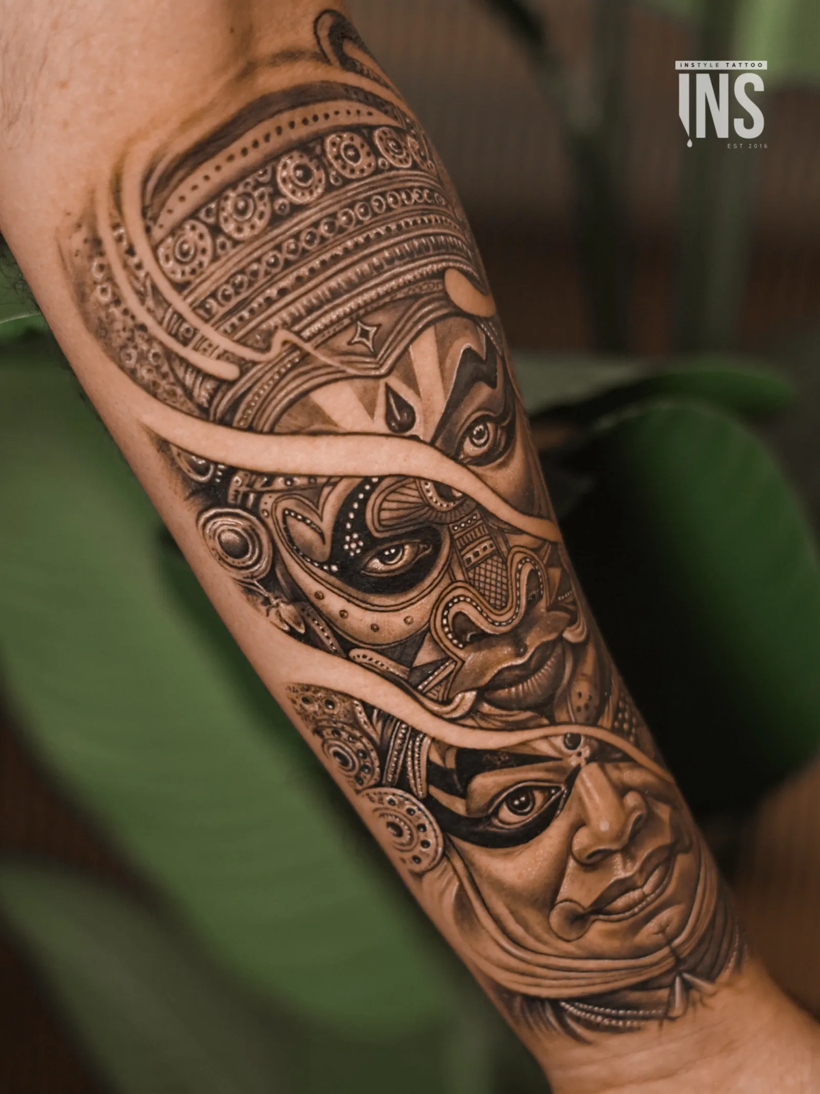 Custom tattoo by Instyle Tattoo Studio, Kochi