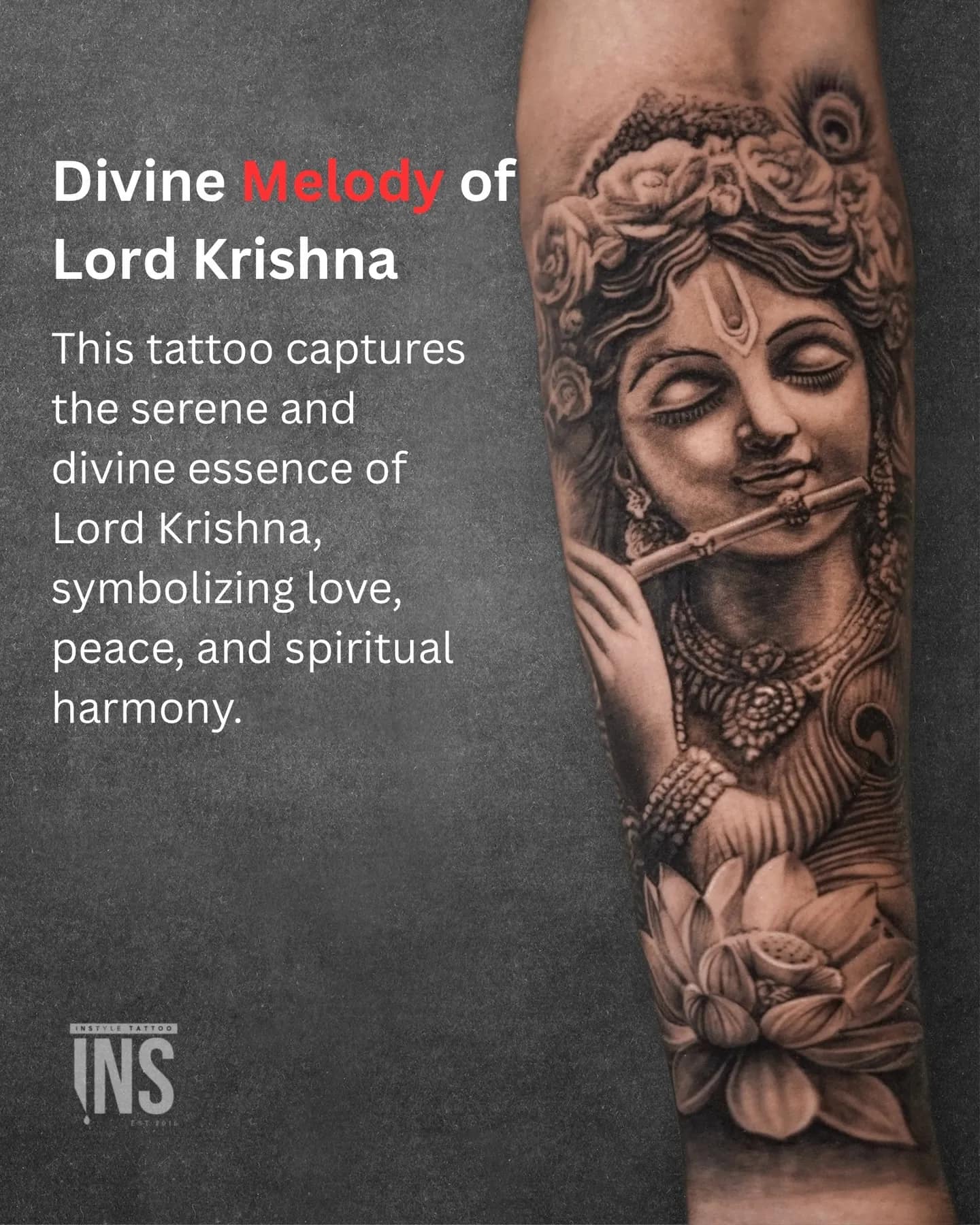 Custom tattoo by Instyle Tattoo Studio, Kochi