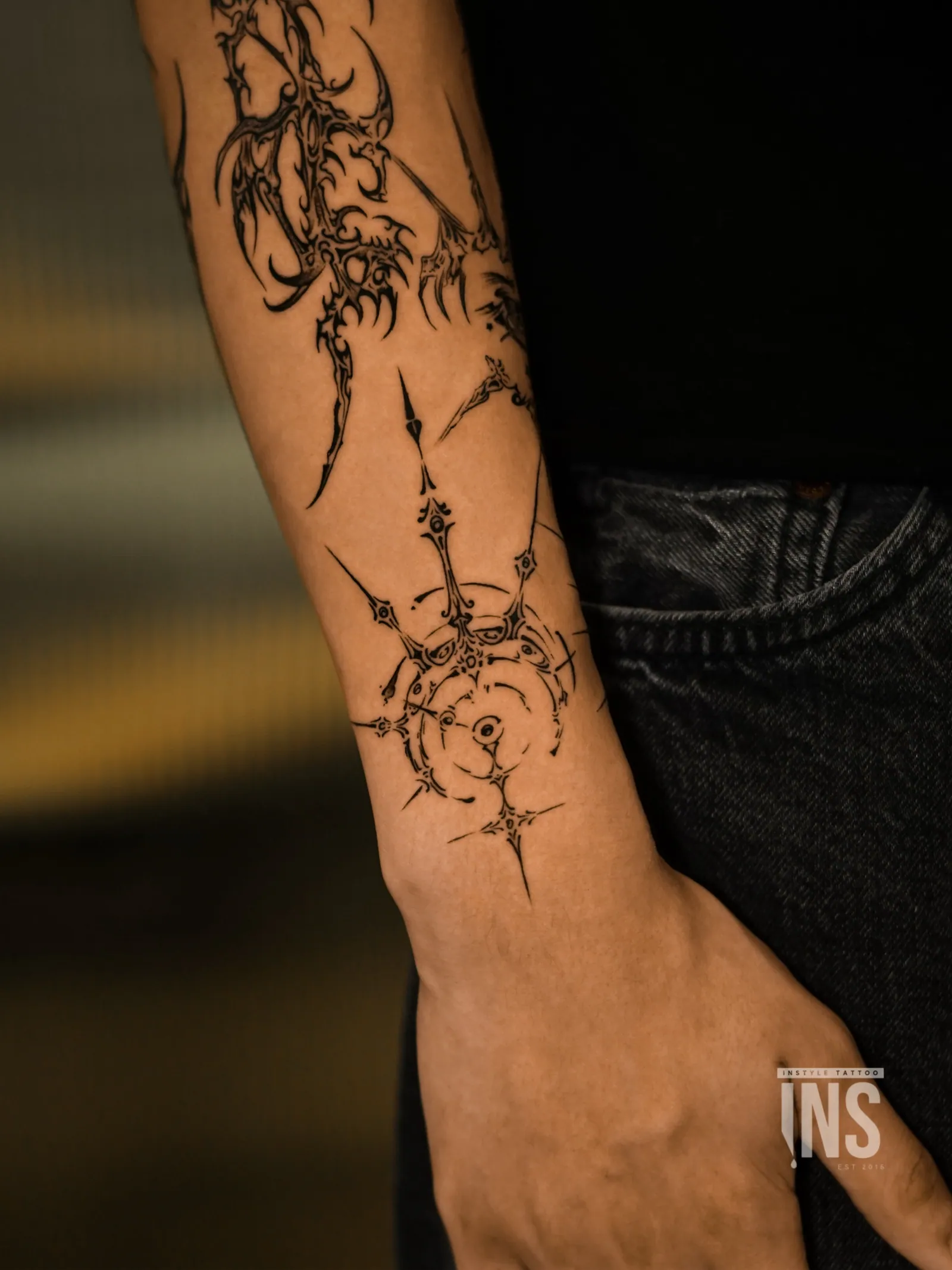 Custom tattoo by Instyle Tattoo Studio, Kochi