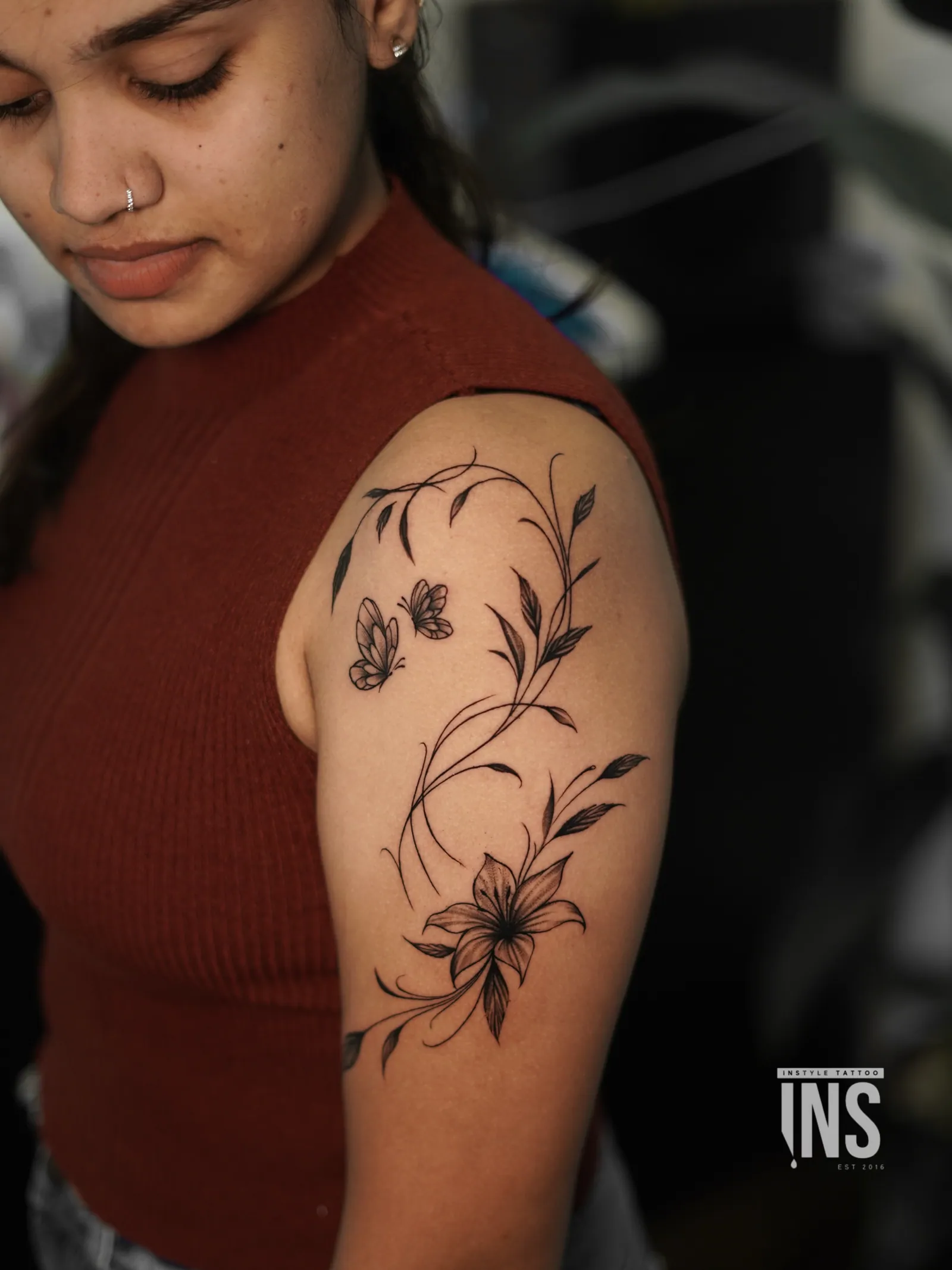 Custom tattoo by Instyle Tattoo Studio, Kochi