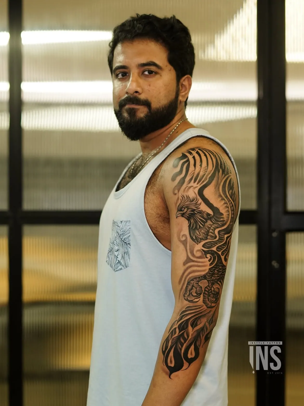 Custom tattoo by Instyle Tattoo Studio, Kochi